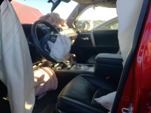 JTEBU5JR4J5565150 - 2018 TOYOTA 4RUNNER SR5/SR5 PREMIUM წითელი ფოტო 7