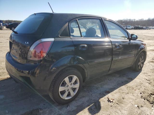 KNADH5A32A6668605 - 2010 KIA RIO LX BLACK photo 3