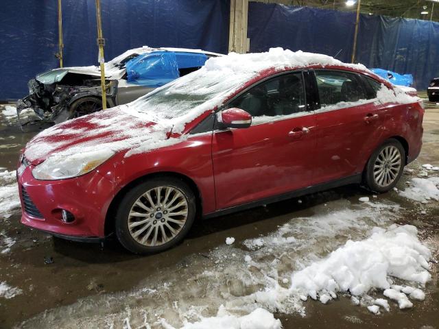 1FAHP3J22CL465114 - 2012 FORD FOCUS TITANIUM RED photo 1