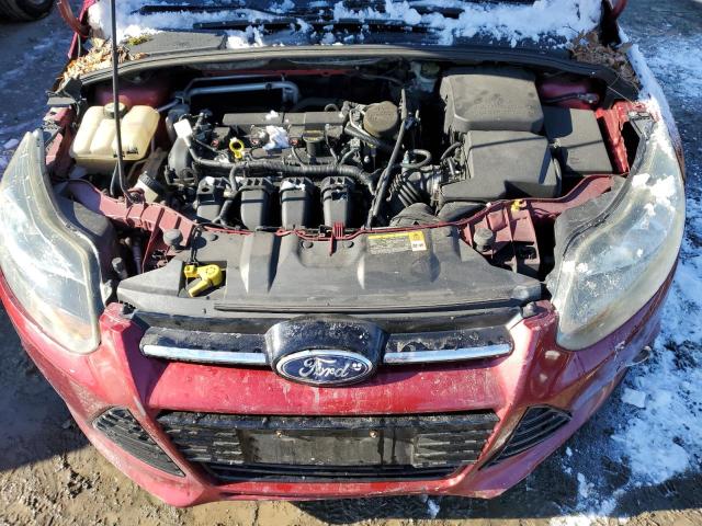 1FADP3J27DL181686 - 2013 FORD FOCUS TITANIUM RED photo 11