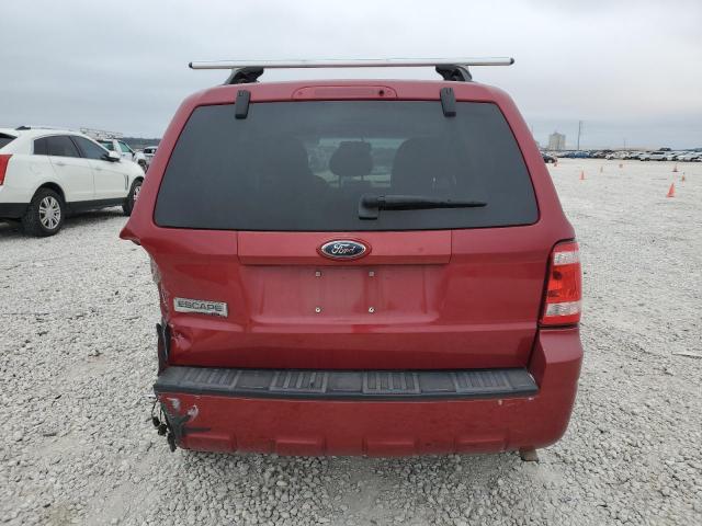 1FMCU03G59KB95214 - 2009 FORD ESCAPE XLT RED photo 6