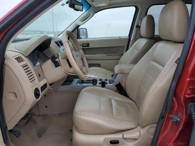 1FMCU03G59KB95214 - 2009 FORD ESCAPE XLT RED photo 7