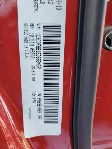 1C3CDFBB1ED668462 - 2014 DODGE DART SXT RED photo 12