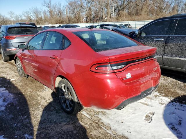 1C3CDFBB1ED668462 - 2014 DODGE DART SXT RED photo 2