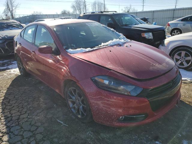 1C3CDFBB1ED668462 - 2014 DODGE DART SXT RED photo 4