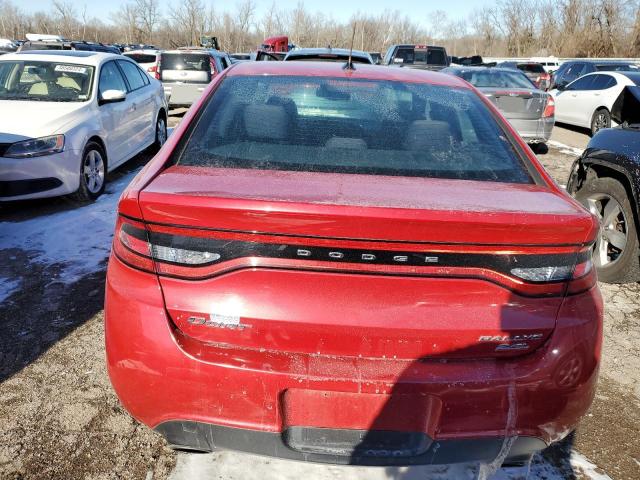 1C3CDFBB1ED668462 - 2014 DODGE DART SXT RED photo 6