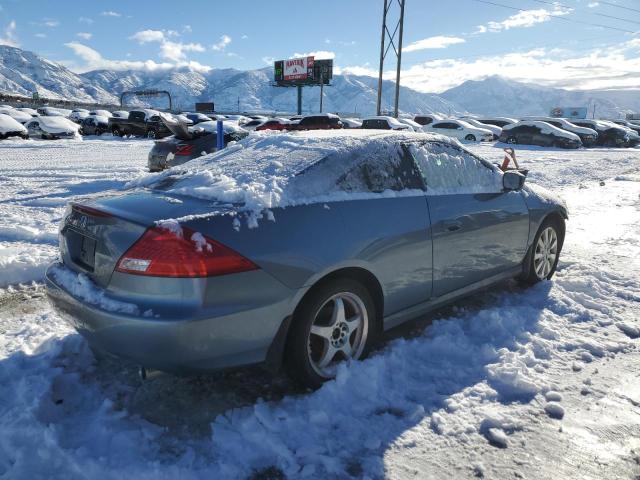 1HGCM82686A012063 - 2006 HONDA ACCORD EX BLUE photo 3