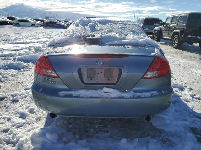 1HGCM82686A012063 - 2006 HONDA ACCORD EX BLUE photo 6