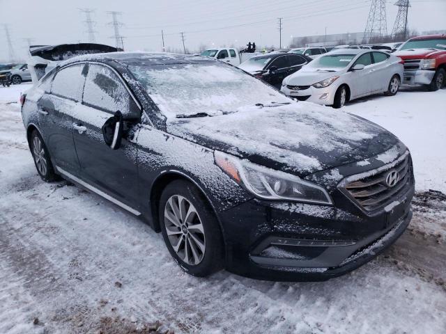 5NPE34AFXFH141662 - 2015 HYUNDAI SONATA SPORT BLACK photo 4