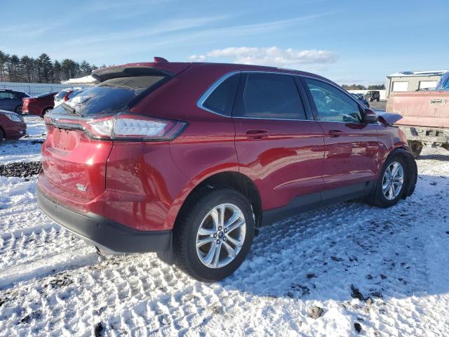 2FMPK4J98JBB02039 - 2018 FORD EDGE SEL MAROON photo 3