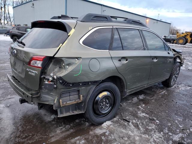 4S4BSANC3H3372854 - 2017 SUBARU OUTBACK 2.5I LIMITED GREEN photo 3