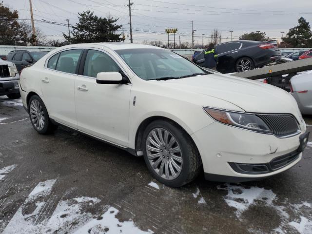 1LNHL9DKXDG617120 - 2013 LINCOLN MKS WHITE photo 4