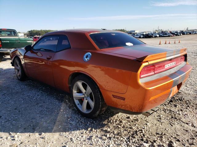 2B3CJ7DJ6BH526560 - 2011 DODGE CHALLENGER SRT-8 ORANGE photo 2