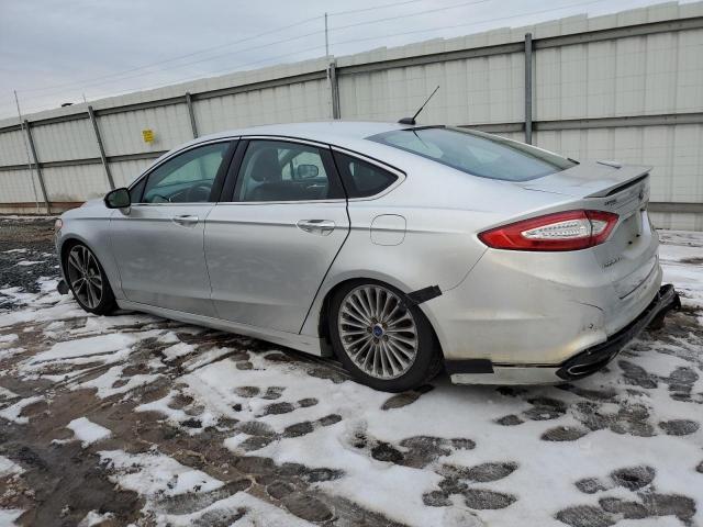 3FA6P0K98ER292902 - 2014 FORD FUSION TITANIUM SILVER photo 2