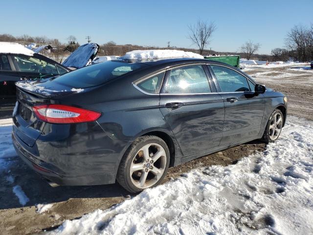 3FA6P0H75ER333136 - 2014 FORD FUSION SE BLACK photo 3