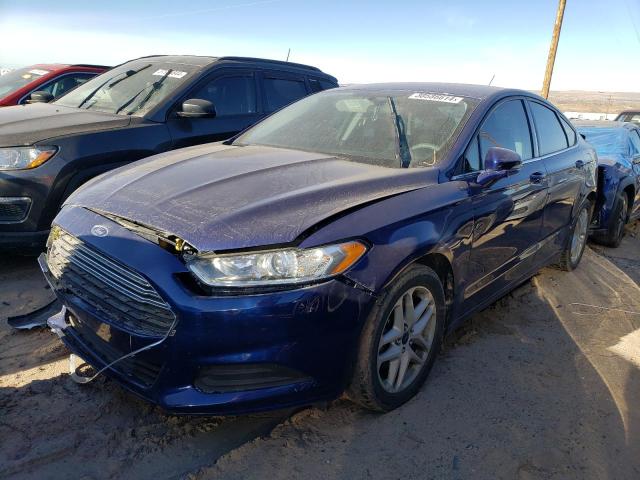 3FA6P0H73GR246502 - 2016 FORD FUSION SE BLUE photo 1