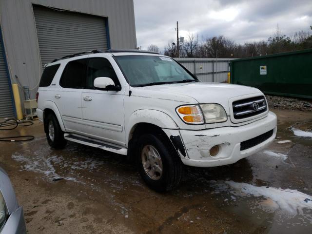 5TDZT38AX2S061899 - 2002 TOYOTA SEQUOIA LIMITED WHITE photo 4