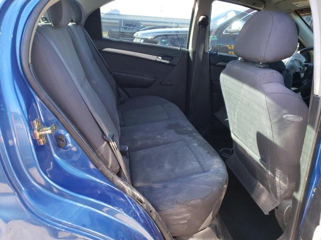 KL1TD56627B041486 - 2007 CHEVROLET AVEO BASE BLUE photo 10