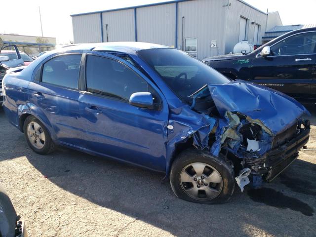 KL1TD56627B041486 - 2007 CHEVROLET AVEO BASE BLUE photo 4