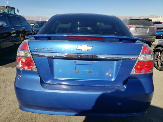 KL1TD56627B041486 - 2007 CHEVROLET AVEO BASE BLUE photo 6