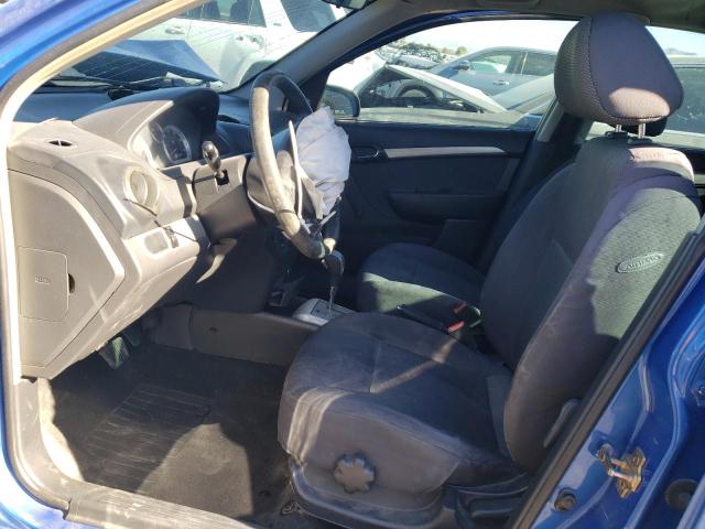 KL1TD56627B041486 - 2007 CHEVROLET AVEO BASE Mavi foto 7