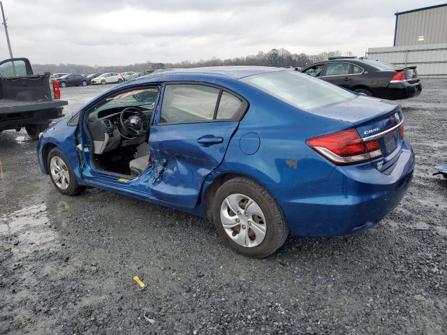 2HGFB2F56FH543233 - 2015 HONDA CIVIC LX BLUE photo 2