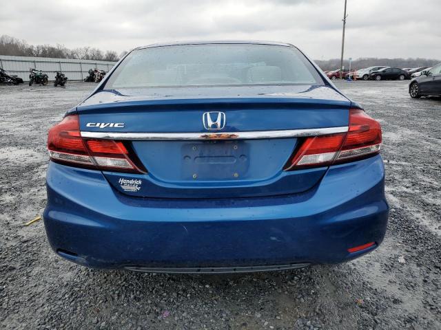 2HGFB2F56FH543233 - 2015 HONDA CIVIC LX BLUE photo 6