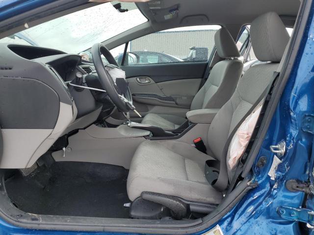 2HGFB2F56FH543233 - 2015 HONDA CIVIC LX BLUE photo 7