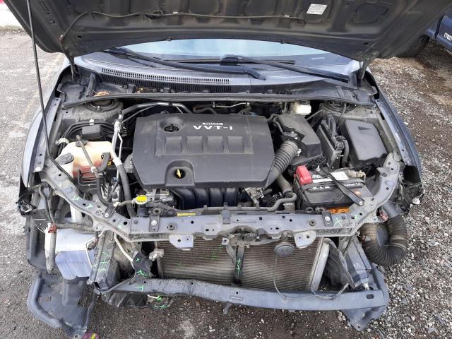 1NXBU4EE2AZ273469 - 2010 TOYOTA COROLLA BASE GRAY photo 11