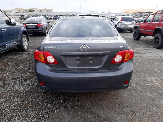 1NXBU4EE2AZ273469 - 2010 TOYOTA COROLLA BASE GRAY photo 6