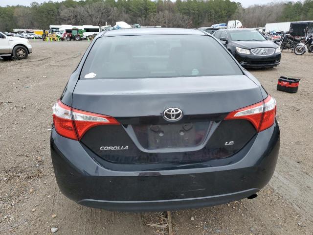 2T1BURHE4FC332278 - 2015 TOYOTA COROLLA L BLACK photo 6