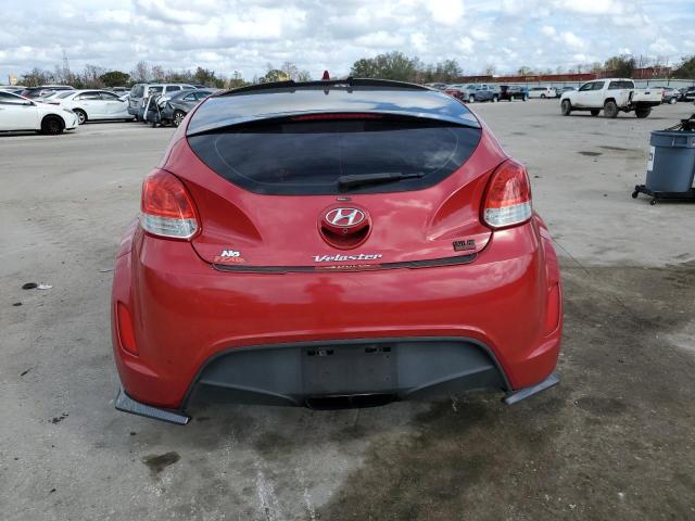 KMHTC6AD0EU204902 - 2014 HYUNDAI VELOSTER RED photo 6