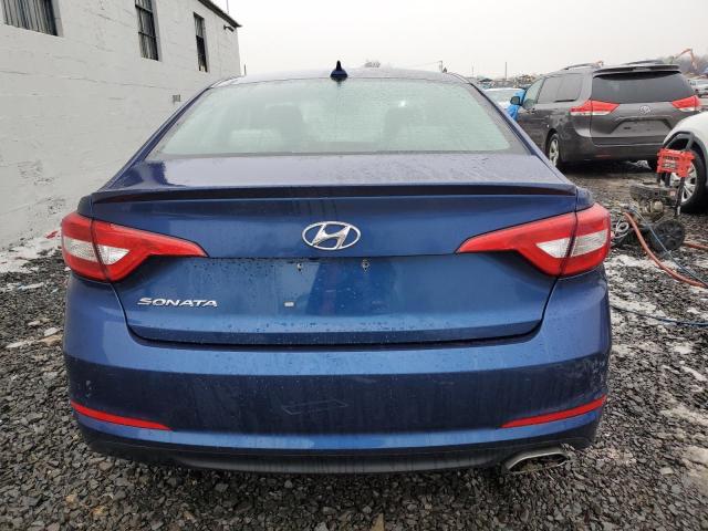 5NPE24AF0GH318210 - 2016 HYUNDAI SONATA SE BLUE photo 6