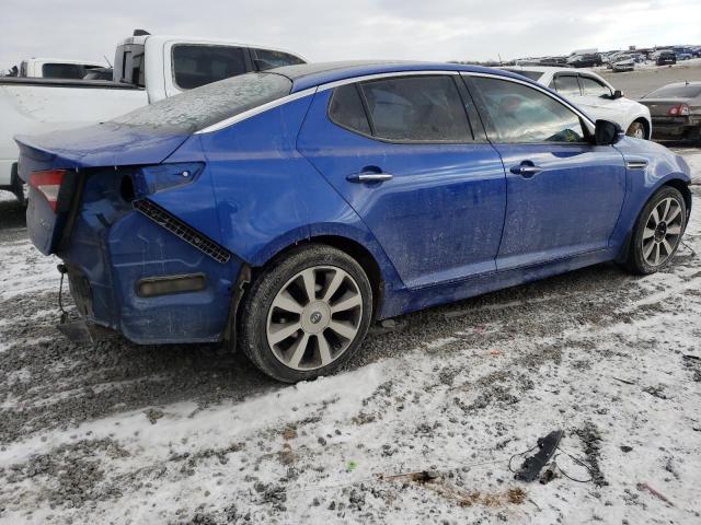 5XXGR4A6XCG080022 - 2012 KIA OPTIMA SX BLUE photo 3