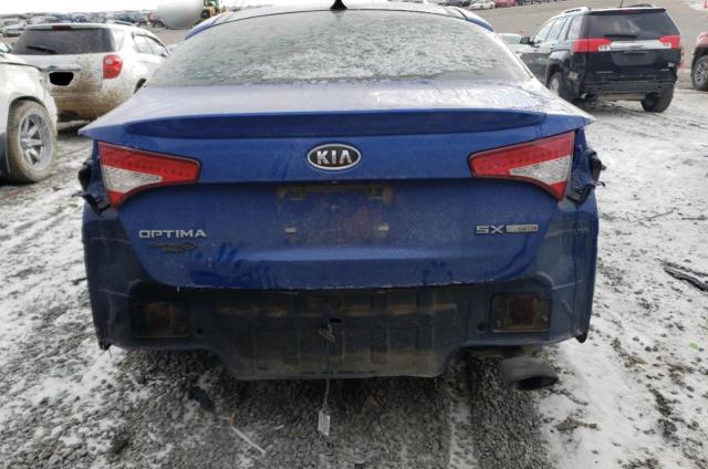 5XXGR4A6XCG080022 - 2012 KIA OPTIMA SX BLUE photo 6