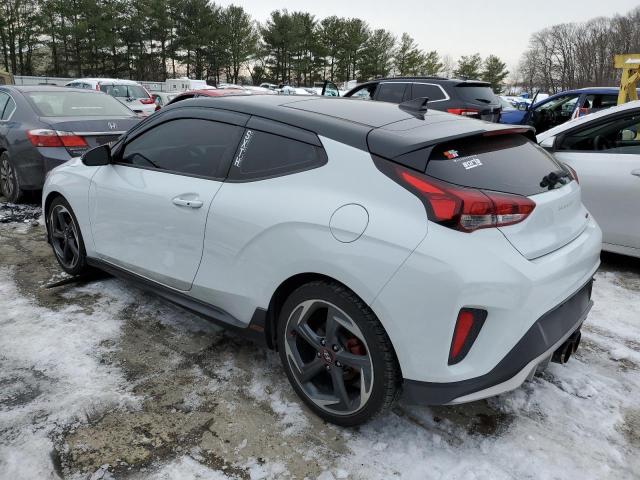 KMHTH6AB9KU010574 - 2019 HYUNDAI VELOSTER TURBO WHITE photo 2