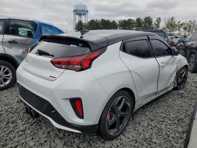 KMHTH6AB9KU010574 - 2019 HYUNDAI VELOSTER TURBO WHITE photo 3