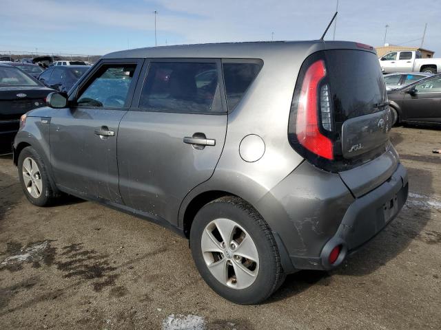 KNDJN2A28E7069132 - 2014 KIA SOUL GRAY photo 2