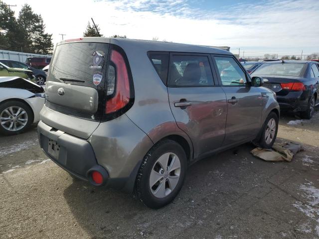 KNDJN2A28E7069132 - 2014 KIA SOUL GRAY photo 3