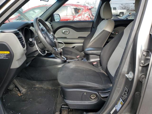 KNDJN2A28E7069132 - 2014 KIA SOUL GRAY photo 7