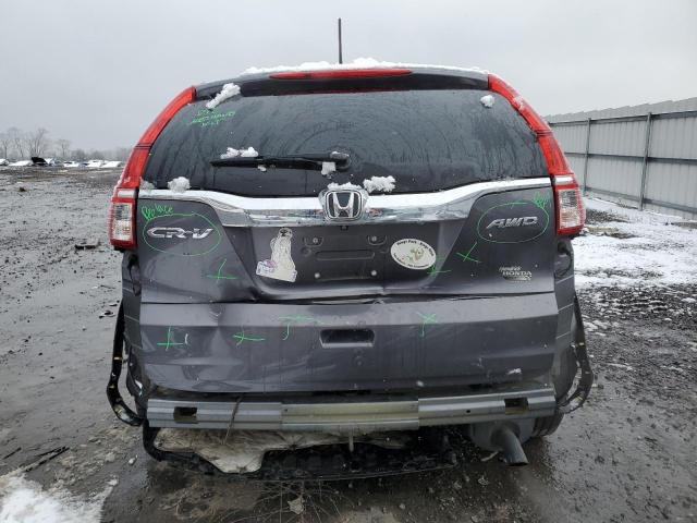 2HKRM4H57FH672538 - 2015 HONDA CR-V EX GRAY photo 6