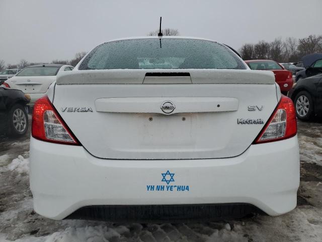 3N1CN7AP3HL837555 - 2017 NISSAN VERSA S WHITE photo 6