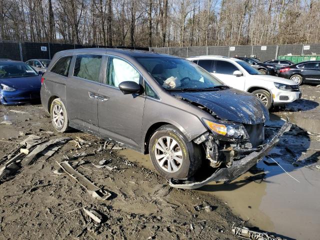 5FNRL5H60EB028877 - 2014 HONDA ODYSSEY EXL GRAY photo 4