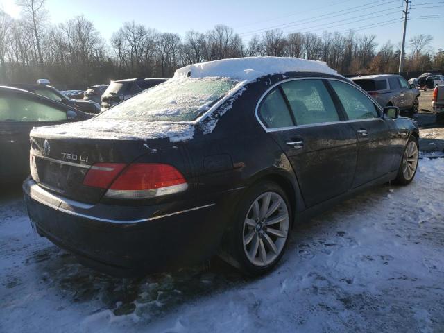 WBAHN83527DT67590 - 2007 BMW 750 BLACK photo 3