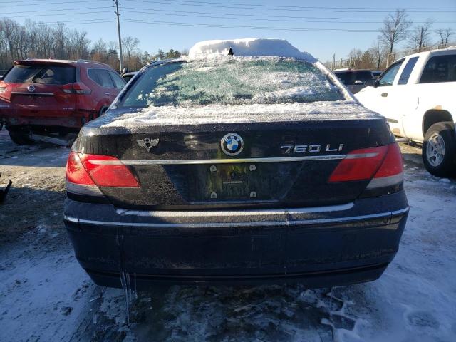 WBAHN83527DT67590 - 2007 BMW 750 BLACK photo 6