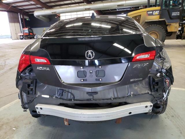 2HNYB1H64BH500697 - 2011 ACURA ZDX ADVANCE GRAY photo 6