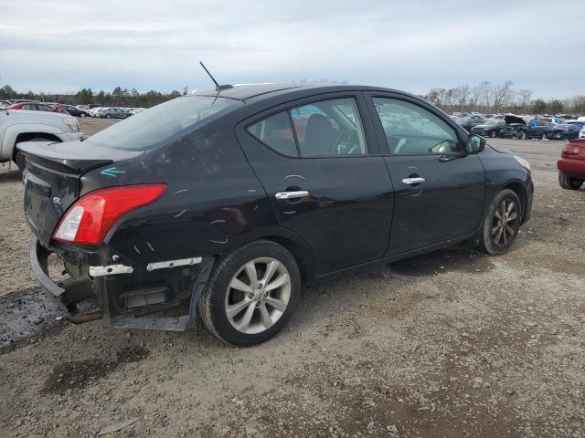 3N1CN7AP0HL834158 - 2017 NISSAN VERSA S BLACK photo 3