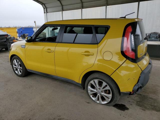 KNDJP3A56E7078129 - 2014 KIA SOUL + YELLOW photo 2