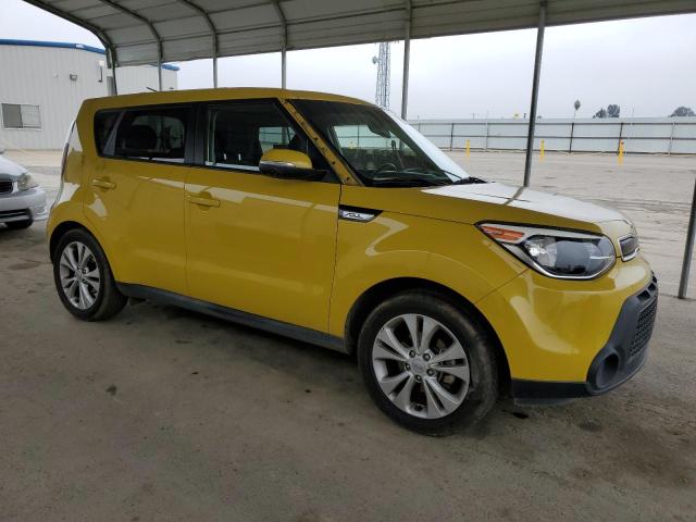 KNDJP3A56E7078129 - 2014 KIA SOUL + YELLOW photo 4