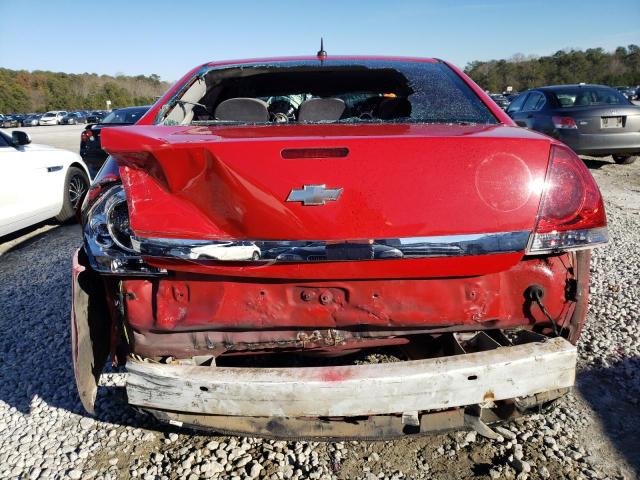 2G1WA5EK0B1135557 - 2011 CHEVROLET IMPALA LS RED photo 6